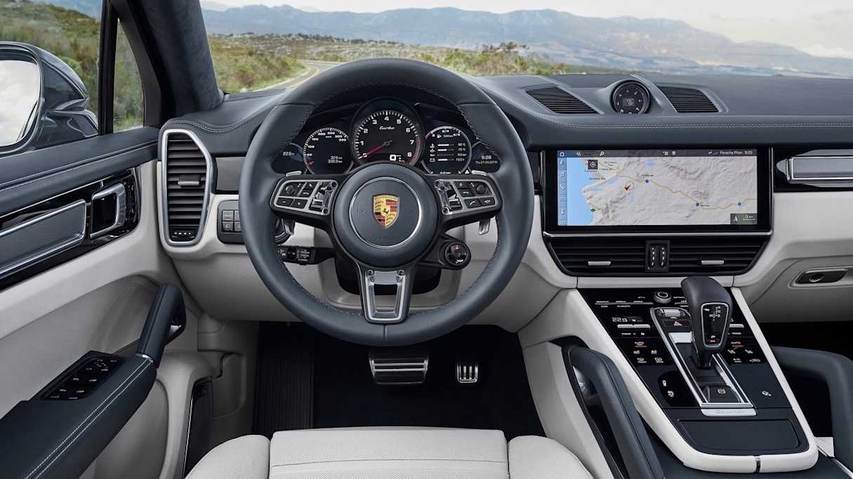 The Cayenne Coupe is equipped with the Sport Chrono Package as standard.